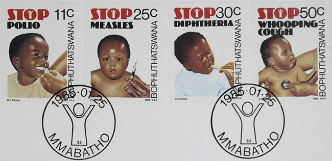 Stamp design and illustrations Bophuthatswana - Gouache